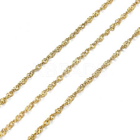 Ion Plating(IP) 304 Stainless Steel Singapore Chains CHS-L019-06G-1