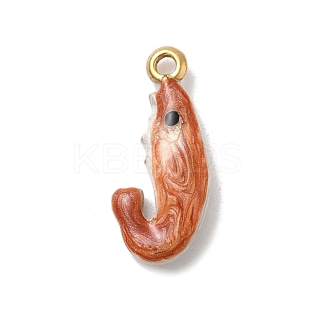 304 Stainless Steel Enamel Pendants STAS-B102-07C-1