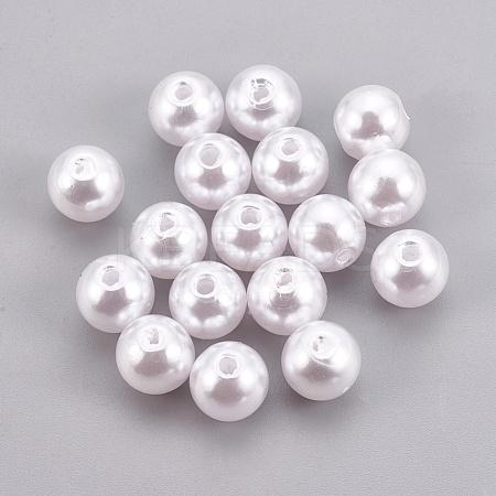 ABS Plastic Imitation Pearl Beads X-KY-G009-18mm-03-1