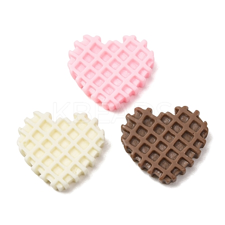 Opaque Resin Imitation Food Cabochons RE-CBA8177-01-1