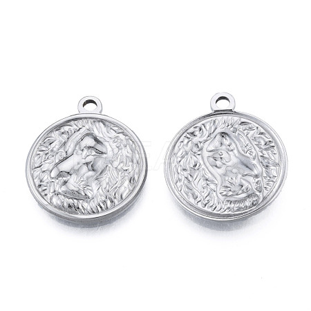 Non-Tarnish 201 Stainless Steel Pendants STAS-N098-200P-1