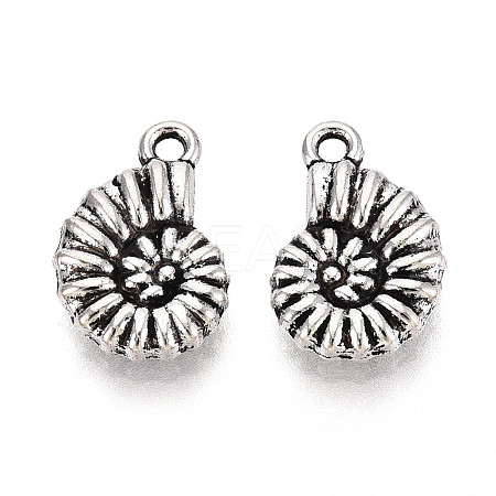 Tibetan Style Alloy Pendants TIBE-N014-34AS-1