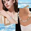 100Pcs 5 Colors  Fish Handmade Glass Beads GLAA-SC0002-80C-6