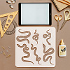 PET Hollow Out Drawing Painting Stencils DIY-WH0391-0852-3