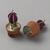Resin Plant Pendants RESI-CJC0021-11B-2