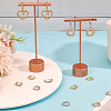 20Pcs 2 Colors Brass Huggie Hoop Earring Findings KK-DR0001-26-4