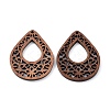 Walnut Wood Laser Cut Pendants WOOD-Q051-03F-1