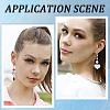 304 Stainless Steel Leverback Earring Findings STAS-SP0001-01A-5