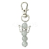 Angel Glass Pendant Decorations HJEW-YW00009-05-1