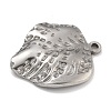 304 Stainless Steel Pendants STAS-D197-21AS-04-2