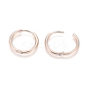 Ion Plating(IP) 304 Stainless Steel Huggie Hoop Earrings EJEW-F111A-19mm-RG-3