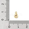 Brass Micro Pave Cubic Zirconia Charms LS-KK-G548-20G-03-3