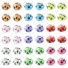 30Pcs Large Hole Dog Paw Prints Pattern Resin European Beads OPDL-YW0001-05-2