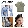 6Pcs 6 Style Star Hotfix Resin Rhinestone(Hot Melt Adhesive On the Back) DIY-PH0006-99-3