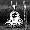 201 Stainless Steel Religion Jesus Pendant Necklaces LS-NJEW-H065-01P-1