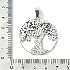 Non-Tarnish 201 Stainless Steel Pendants STAS-U003-21A-P-3