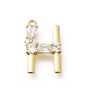 Brass Micro Pave Cubic Zirconia Pendants KK-M310-01G-08-1