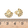 Brass Micro Pave Cubic Zirconia Charms LS-X-KK-C099-01J-G-3