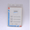 Plastic Badge Card Holders X-AJEW-R038-01-2
