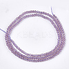 Synthetic Quartz Crystal Beads Strands G-T119-05D-2