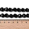 Natural Black Onyx  Beads Strands G-Z119-A04-03-6
