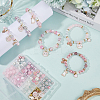 DIY Alloy Enamel Cat Charms & Glass Beads Bracelets Making Kits DIY-SC0030-79-4