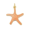 Rack Plating Brass Enamel Pendants KK-Z074-11G-2