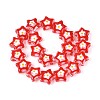 Glass Enamel Beads Strands GLAA-T028-06-2