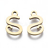 201 Stainless Steel Charms STAS-T044-217G-S-2