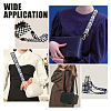 Arrows & Word Pattern Adjustable Nylon Bag Strap FIND-WH0092-23-4