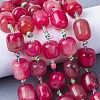 Natural Agate Beads Strands G-P605-G01-01-1