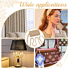 Polyester Braided Lace Trim Ribbon for Curtain Sofa Decoration OCOR-WH0105-013A-01-6