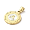 Ion Plating(IP) 304 Stainless Steel Pendants STAS-I204-A-G-2