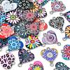 42Pcs 21 Styles Alloy Enamel Connector Charms ENAM-CJ0004-42-3