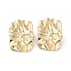 304 Stainless Steel Stud Earrings EJEW-H115-28G-1