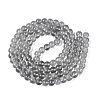 Transparent Glass Imitation Cat Eye Beads Strands GLAA-Q110-01B-02-2