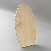 Wooden Slant Back Necklace Display Board NDIS-WH0016-09C-1