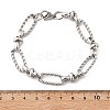 304 Stainless Steel Figaro Link Chain Bracelets for Women Men BJEW-F488-06P-5
