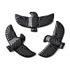 Natural Obsidian Carved Big Pendants G-A288-01G-1