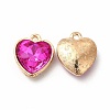 Faceted Glass Rhinestone Pendants GLAA-I051-B20-1