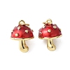 Brass Enamel Pendants KK-A252-13C-G-1