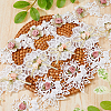 3 Yards 3 Styles Polyester Handmade Flower Lace Ribbons OCOR-DC0001-01-5