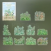 20pcs Flower PET Self-Adhesive Stickers PW-WG04A41-05-1