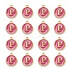 Golden Plated Alloy Enamel Charms X-ENAM-S118-08P-2