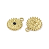Ion Plating(IP) 304 Stainless Steel Rhinestone Pendants STAS-R233-16G-2