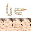 SHEGRACE Brass Micro Pave Clear Cubic Zirconia Pendants XGRQ29363-394G-U-3
