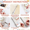 1 Set Wooden 2-Ring Loose Leaf Binder Postcard Phote Album Cover DIY-SD0001-02G-4