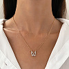 Metal Butterfly Pendant Necklaces for Women WH-WG7BA93-01-1