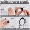 40Pcs Resin Car Mini Hooks AJEW-CP0008-52-5