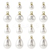 24Pcs 4 Styles ABS Plastic Imitation Pearl Charms KK-FS0001-79-1